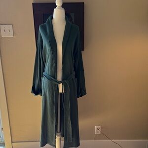 Vintage Victoria’s Secret Dark Green Long Robe